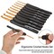 Black Gold Crochet Hooks Needles for Arthritic Hands, 2.0-6.0mm Crochet Hook Set Ergonomic Soft Grips Knitting Hook for Crochet Yarn Craft, Aluminum Knitting Crochet Supplies Kit for Knitter